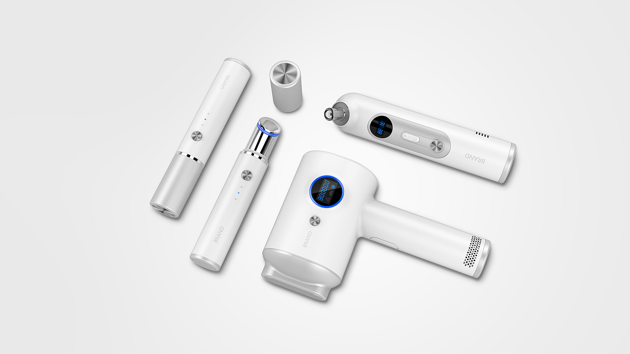 美容仪系列产品设计-广州工业产品设计公司-维博设计_广州维博产品设